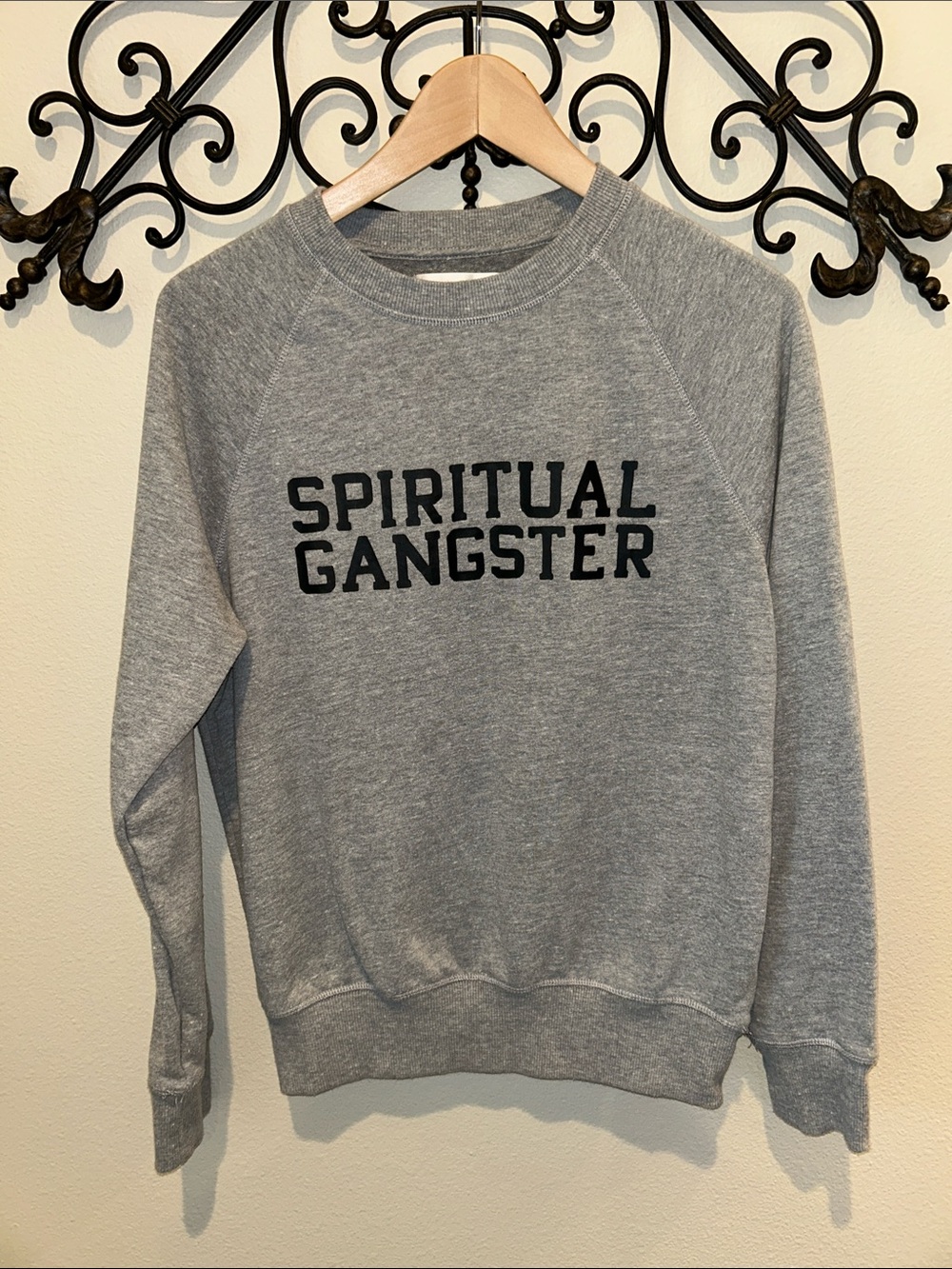 SPIRITUAL GANGSTER CREWNECK SWEATER SIZE SMALL